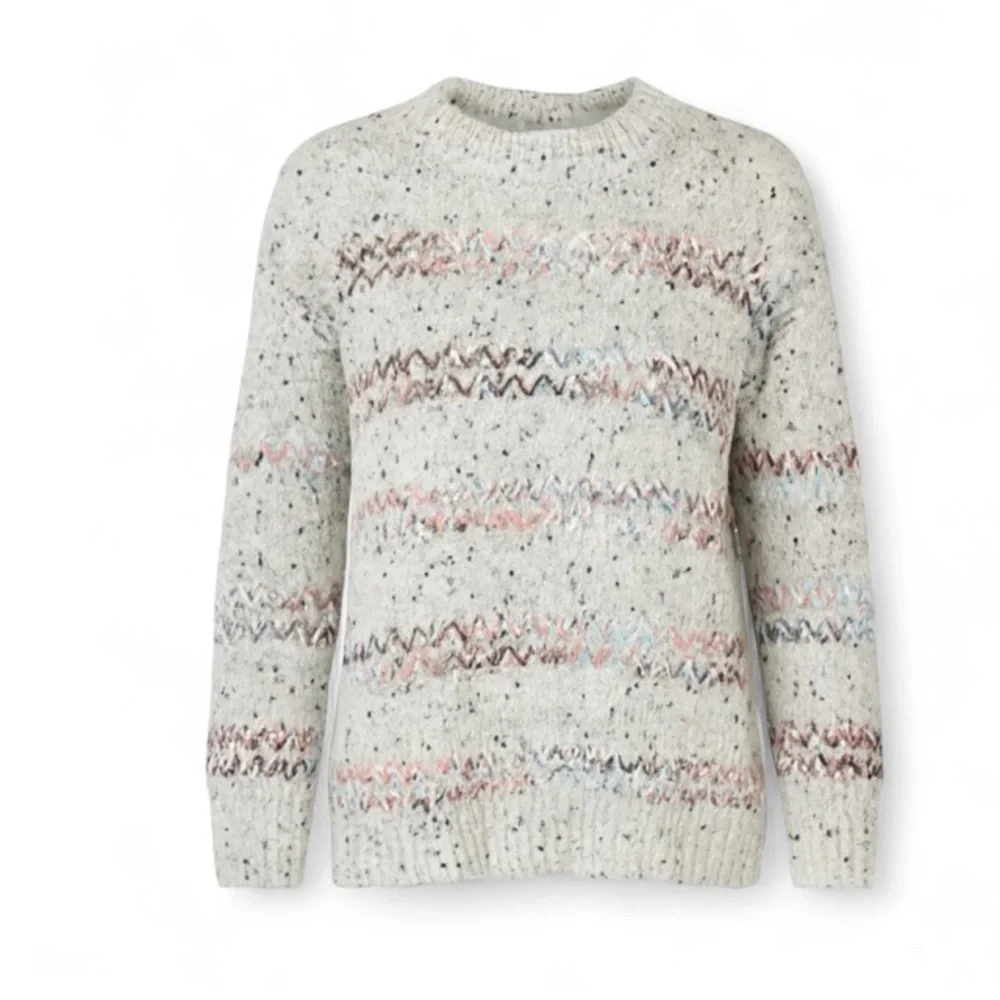 Anthropologie‎ Raga Darla Speckled Eyelash Knit Sweater